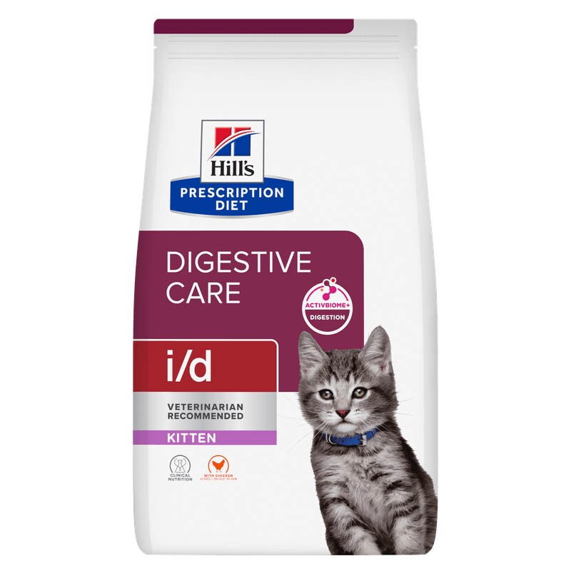 Hills Prescription Diet i/d Digestive Care Trockenfutter für Kätzchen mit Huhn_0