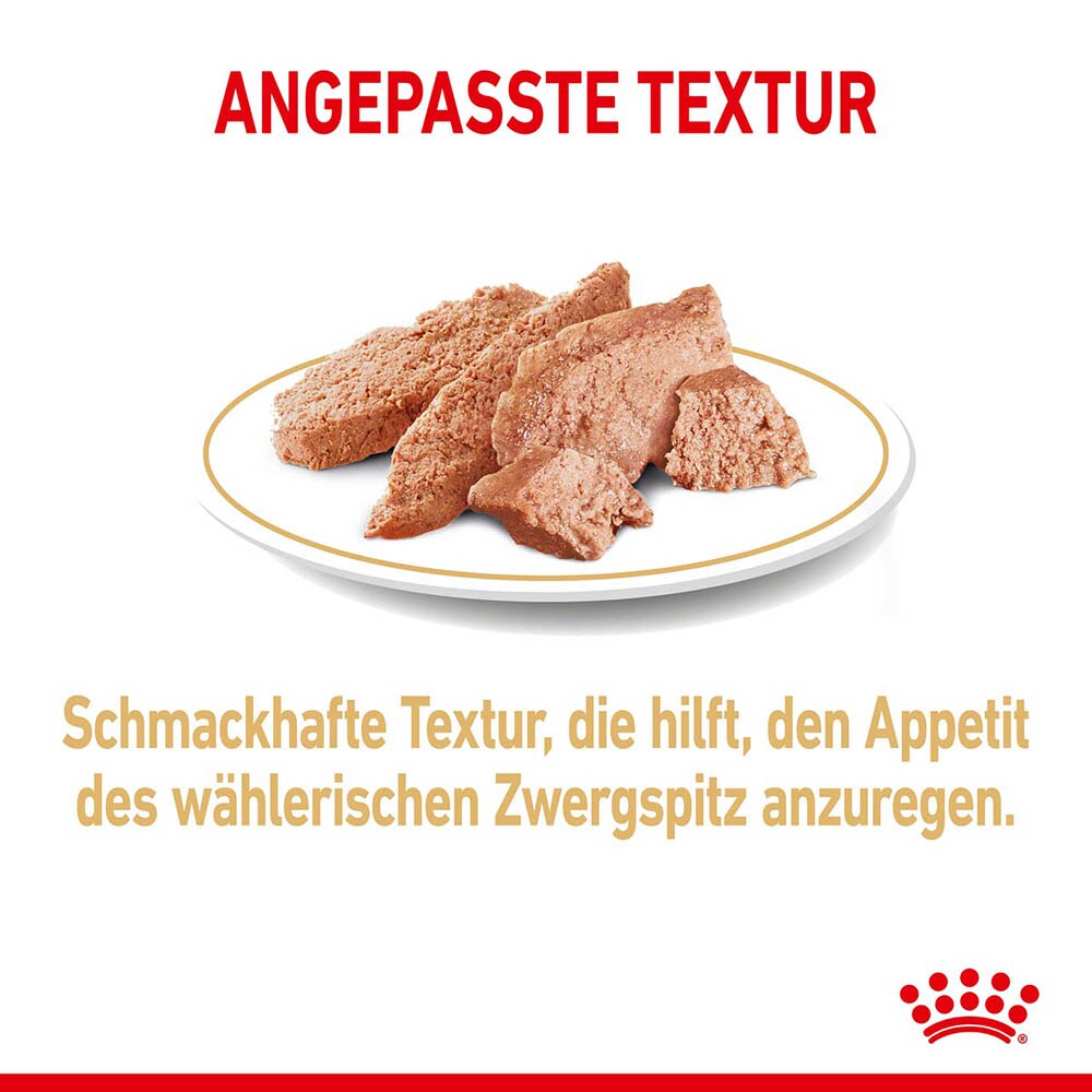 Royal Canin Breed Pomeranian Feuchtnahrung für Zwergspitze als Mousse (>8 Monate)_2