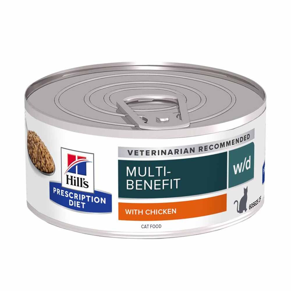 Hills Prescription Diet w/d mit Huhn Dose Katze_0