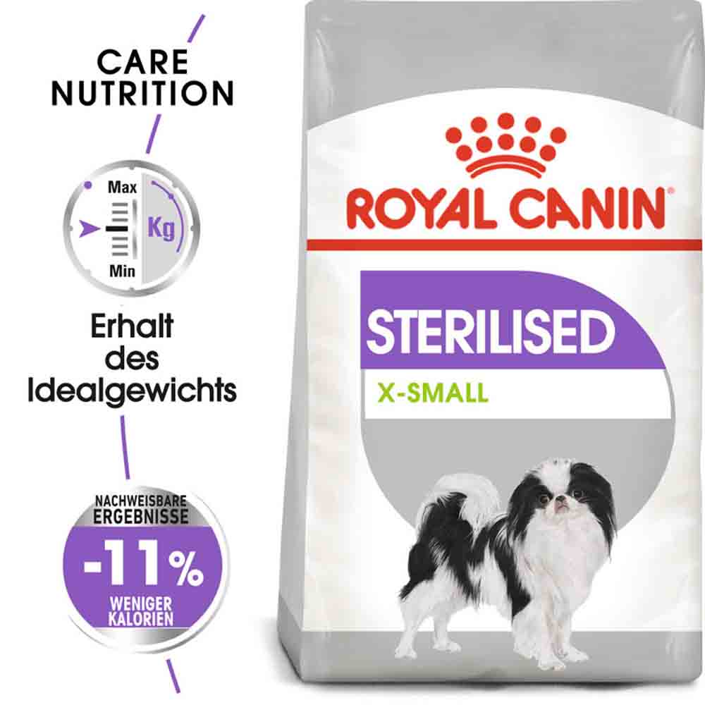 Royal Canin Sterilised X-SMALL Trockenfutter für kastrierte sehr kleine Hunde_0