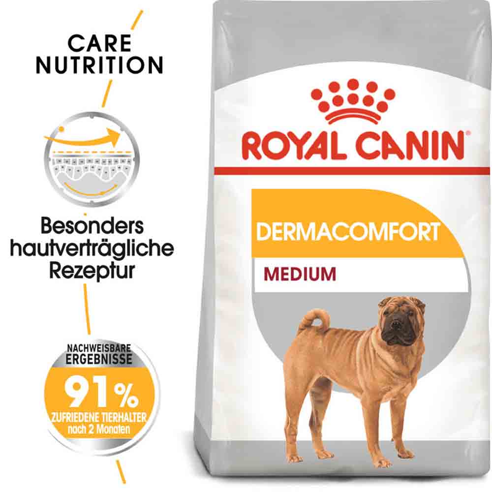 Royal Canin Dermacomfort Medium Trockenfutter für mittelgroße Hunde mit empfindlicher Haut_0