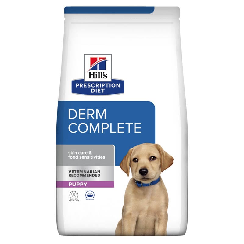 Hills Prescription Diet Derm Complete Puppy mit Reis und Ei Trockenfutter für Hunde_0