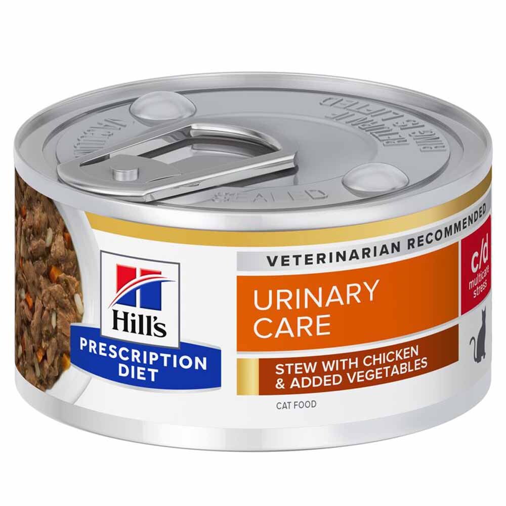 Hills Prescription Diet c/d Urinary Stress Ragout mit Huhn & zugefügtem Gemüse Katze_0