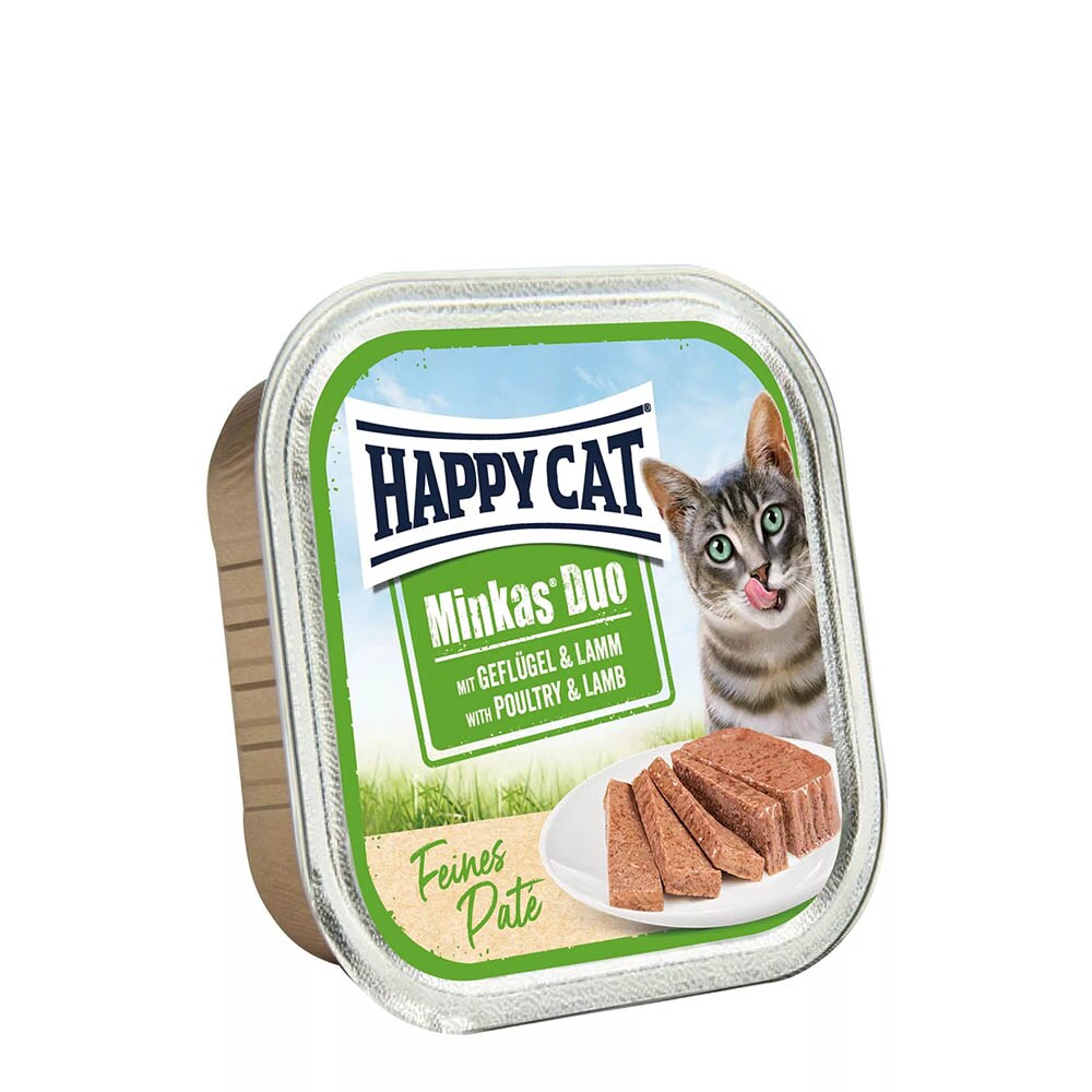 Happy Cat Minkas Duo Geflügel & Lamm Paté_0
