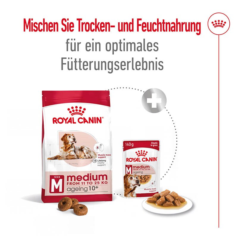 Royal Canin Medium Ageing Feuchtnahrung als Stückchen in Soße (>7. Lebensjahr)_4