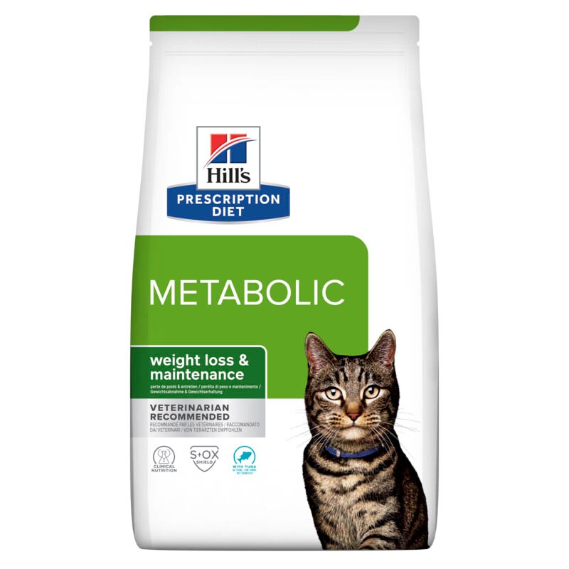 Hills Prescription Diet Metabolic Trockenfutter für Katzen mit Thunfisch _0