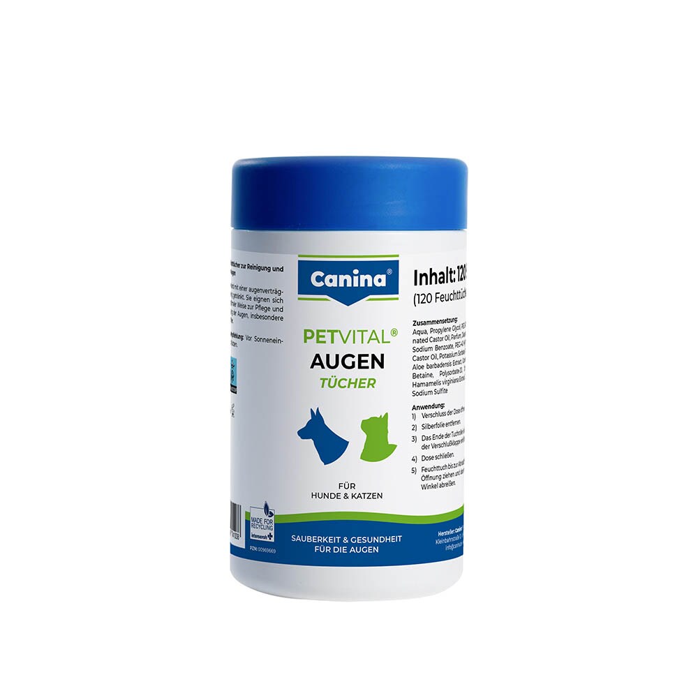 Canina PETVITAL Augentücher für Hunde und Katzen_0