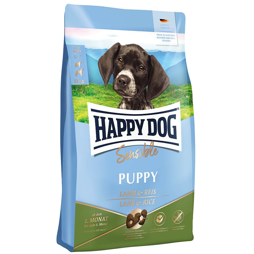 Happy Dog Sensible Puppy Lamm & Reis_0