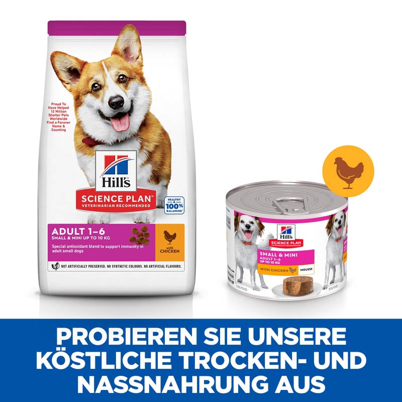 Hills Science Plan Small & Mini Adult Mousse für Hunde mit Huhn_5