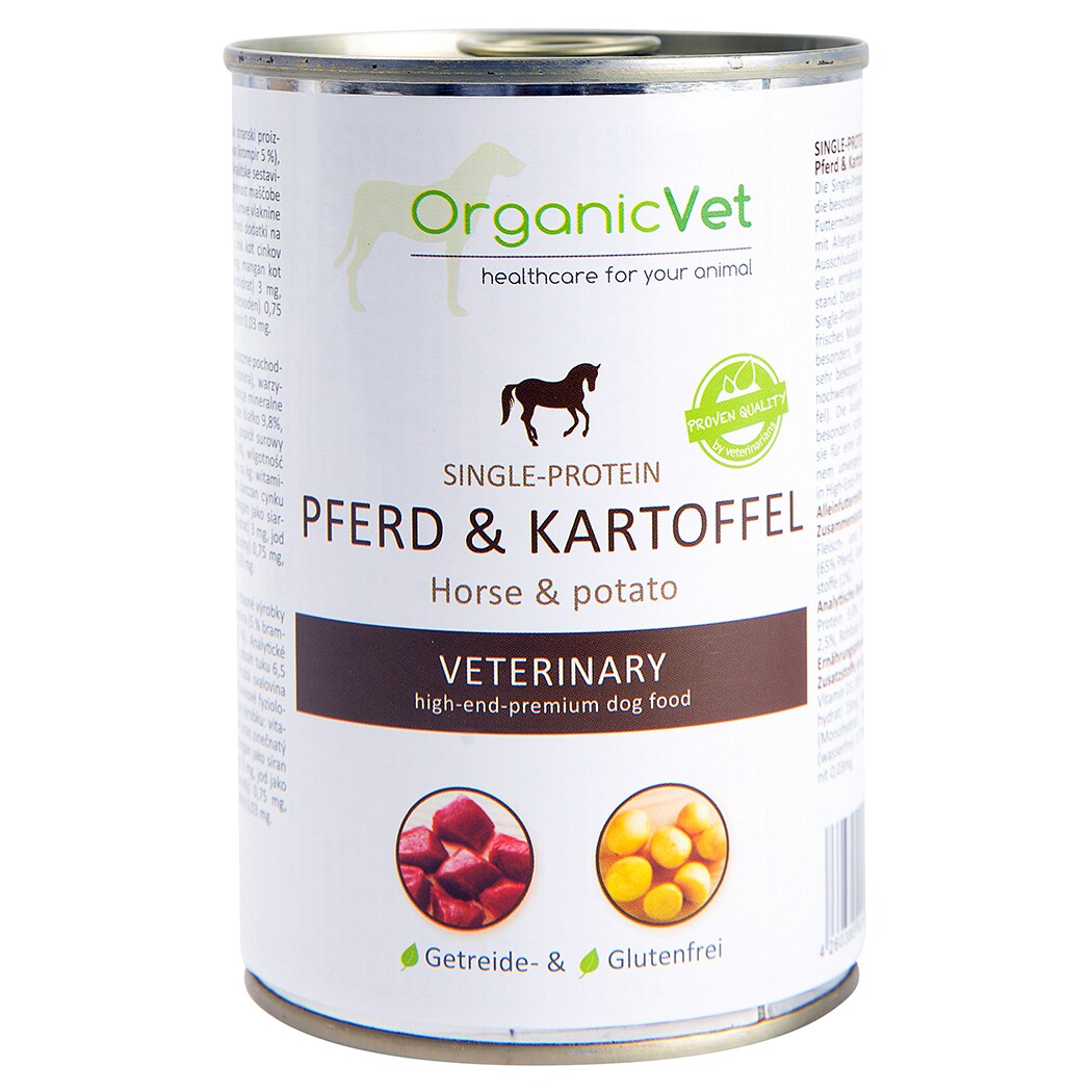 OrganicVet Single-Protein Pferd Nassfutter für Hunde_0