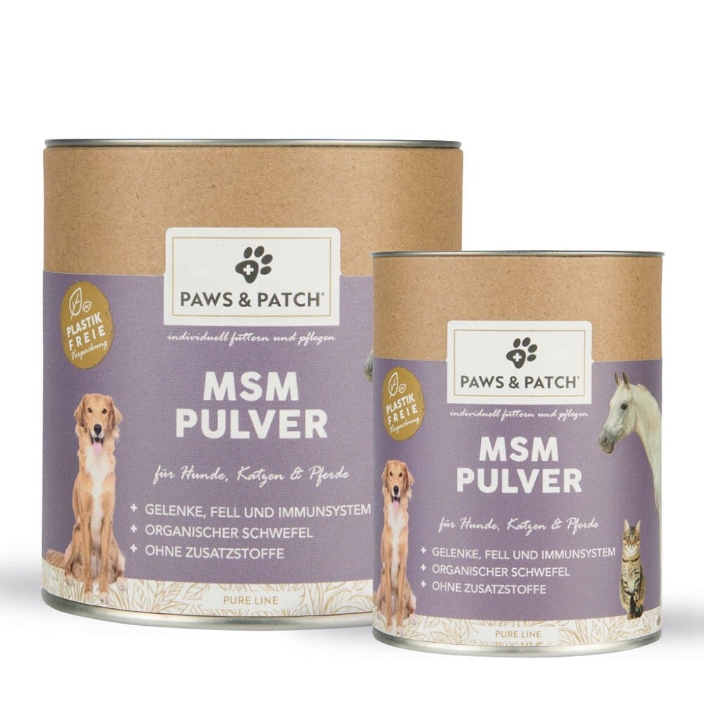 PAWS & PATCH MSM Pulver für Hunde, Katzen und Pferde_2
