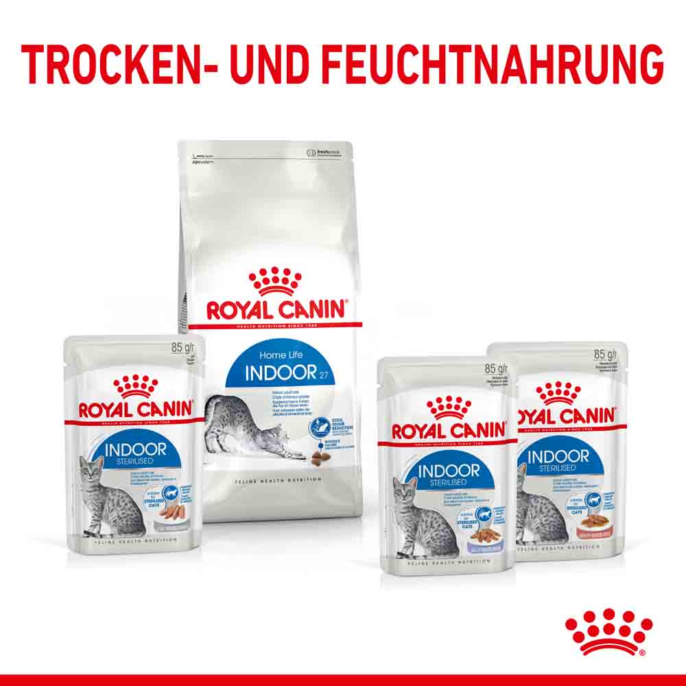 Royal Canin Indoor Sterilised in Soße Nassfutter für Wohnungskatzen_5