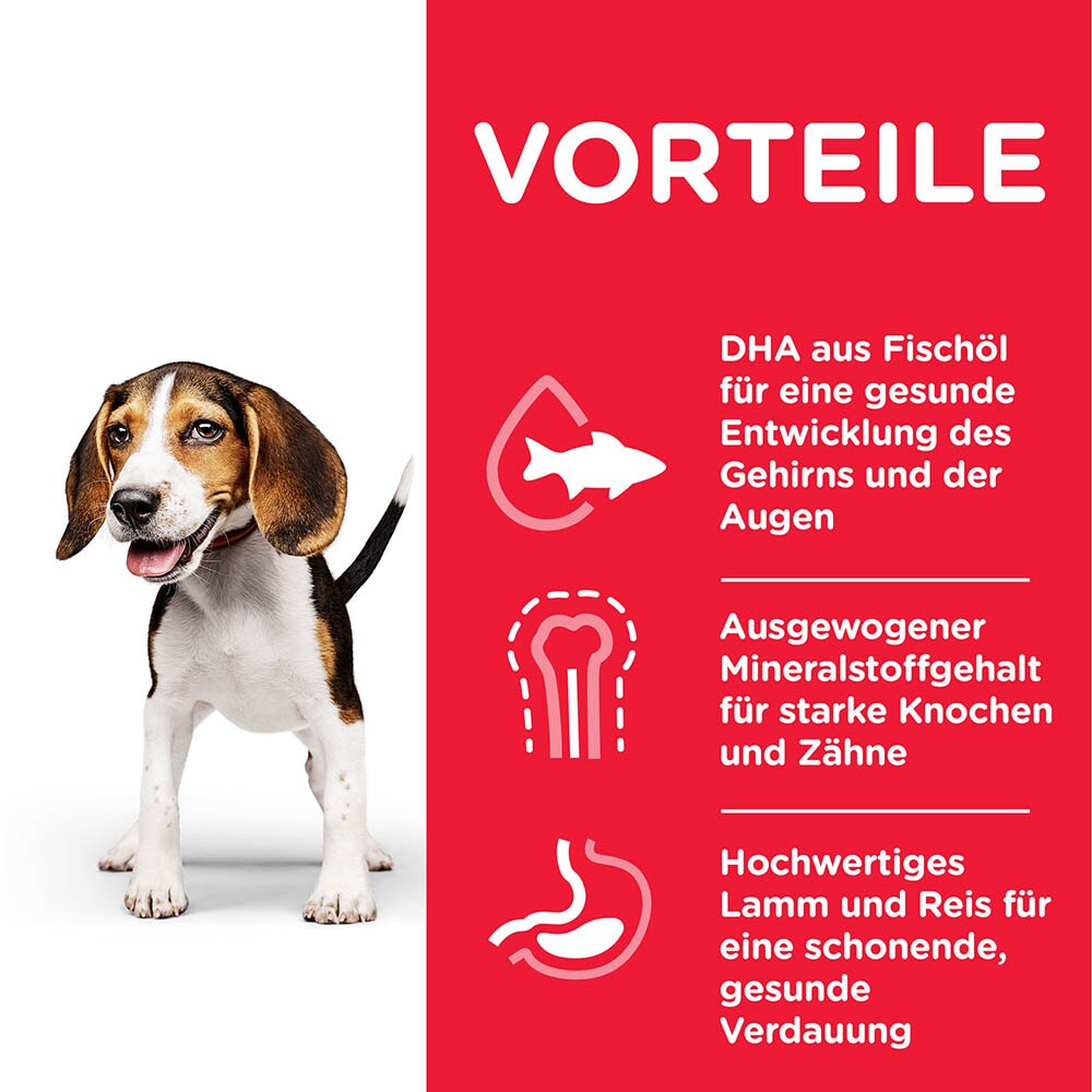 Hills Science Plan Puppy Medium Lamm und Reis Trockenfutter_3