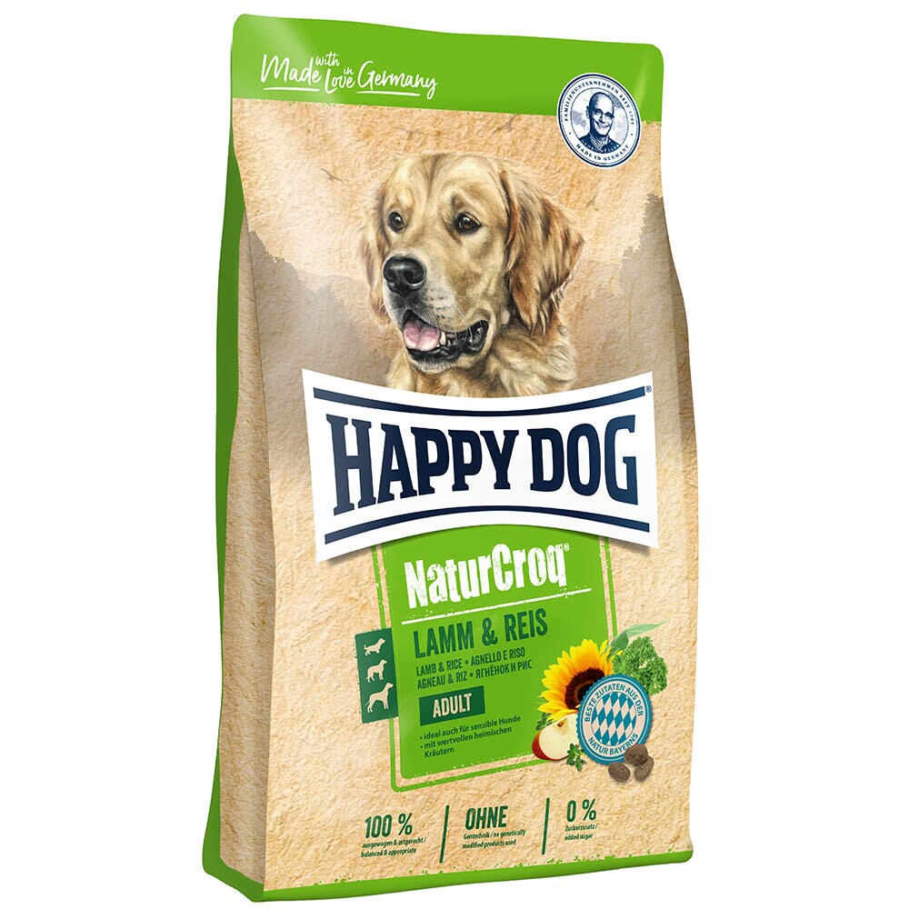 Happy Dog NaturCroq Lamm & Reis_0