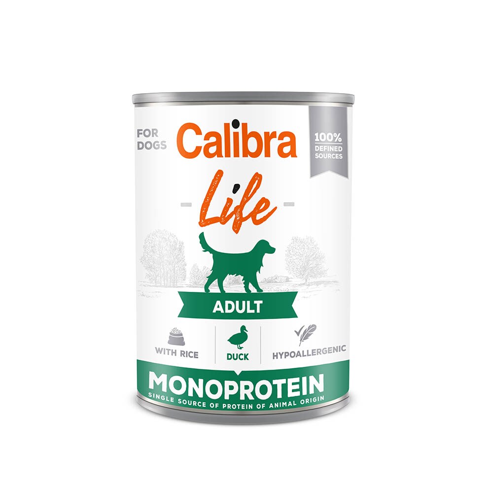Calibra Dog Life can Adult Duck with rice_0