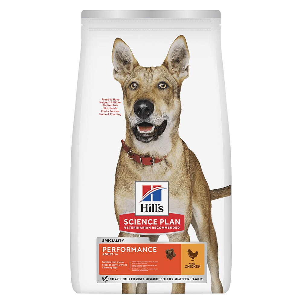 Hills Science Plan Adult Performance Huhn Trockenfutter für Hunde_0