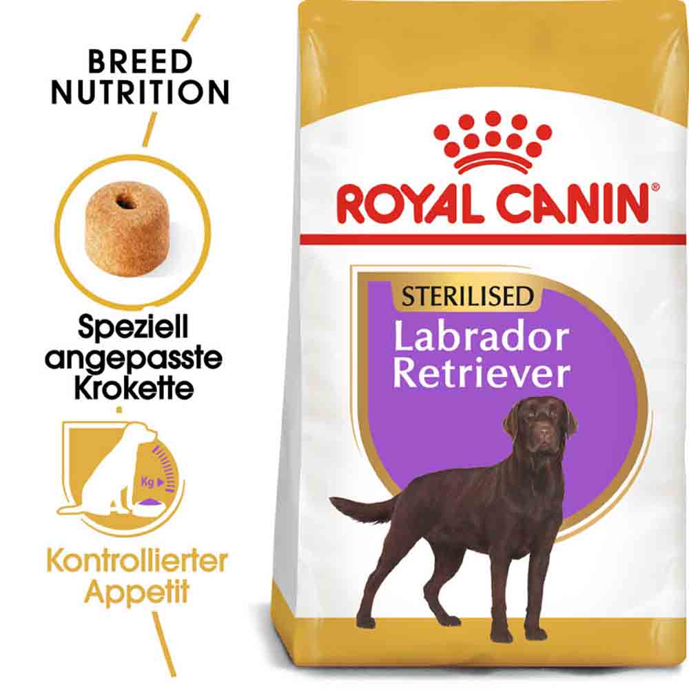 Royal Canin Labrador Retriever Adult Sterilised Trockenfutter für kastrierte Hunde_0