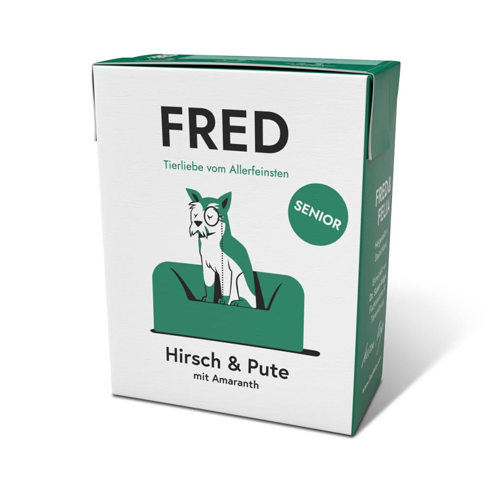 Fred Senior Hirsch & Pute mit Amaranth_0