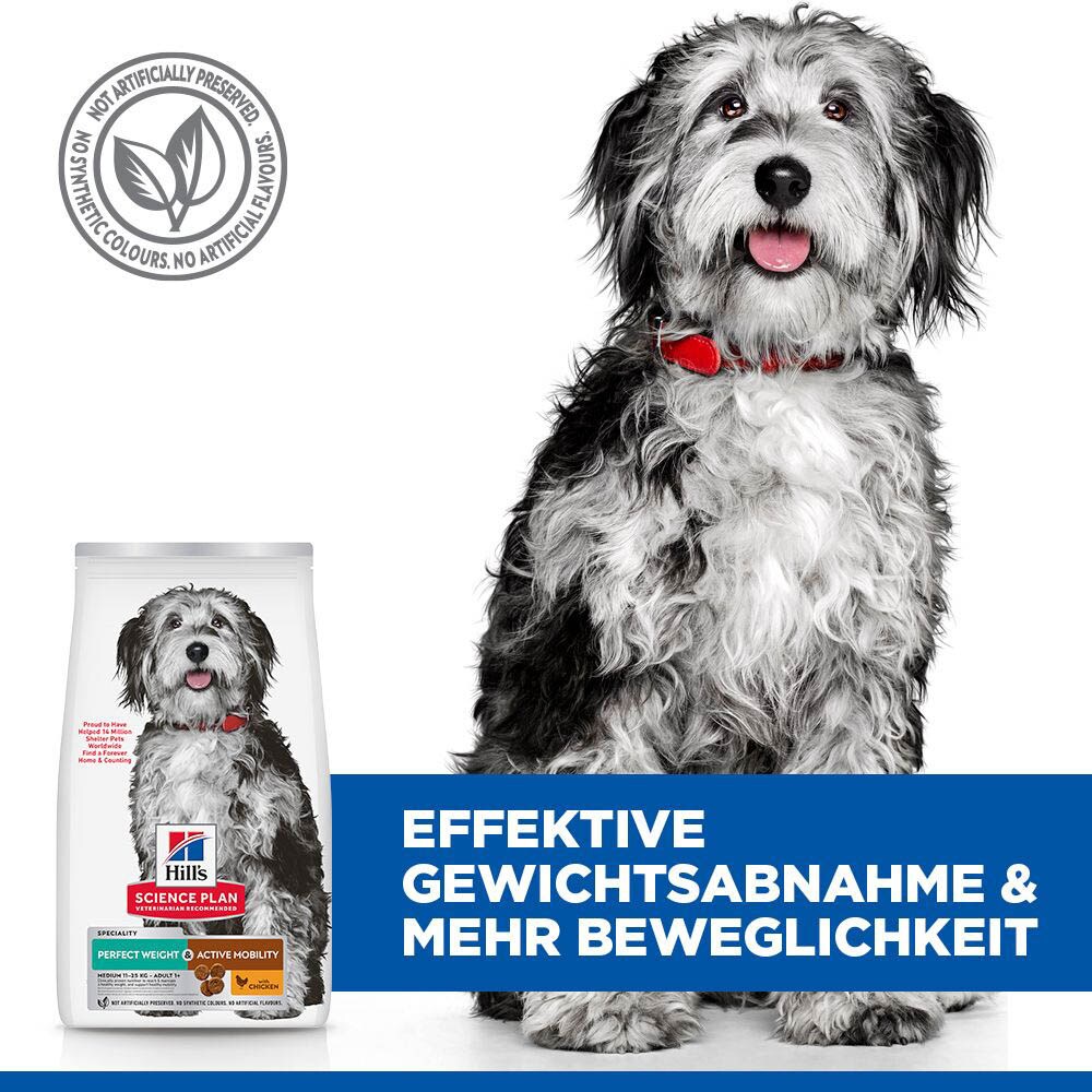 Hills Science Plan Perfect Weight + Active Mobility Hundefutter Medium Adult_5