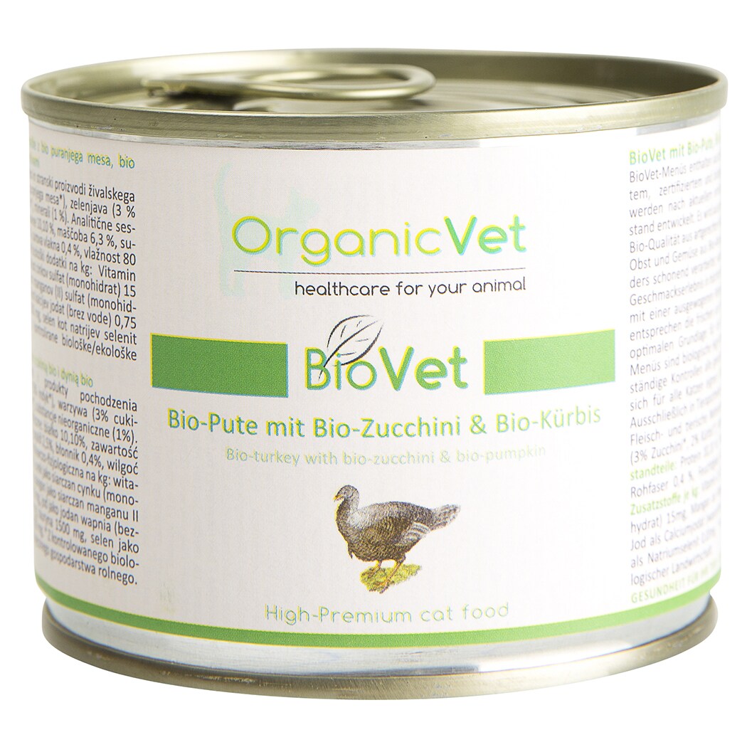 OrganicVet BioVet Pute Nassfutter für Katzen_0
