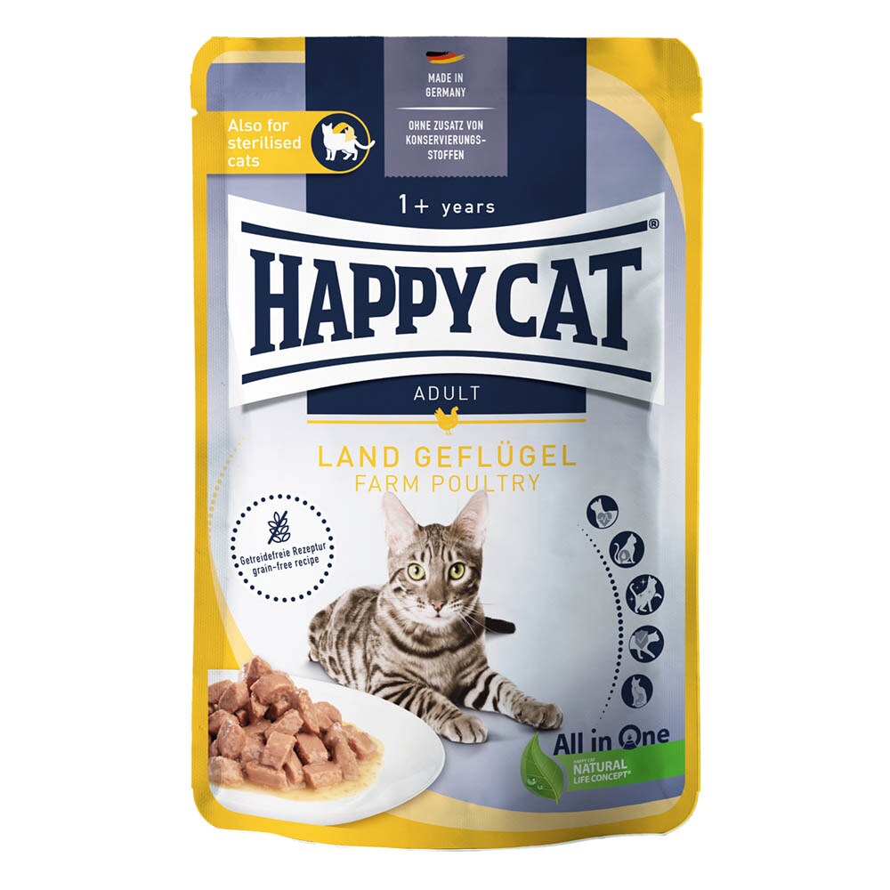 Happy Cat Culinary Meat in Sauce Land Geflügel Pouch_0