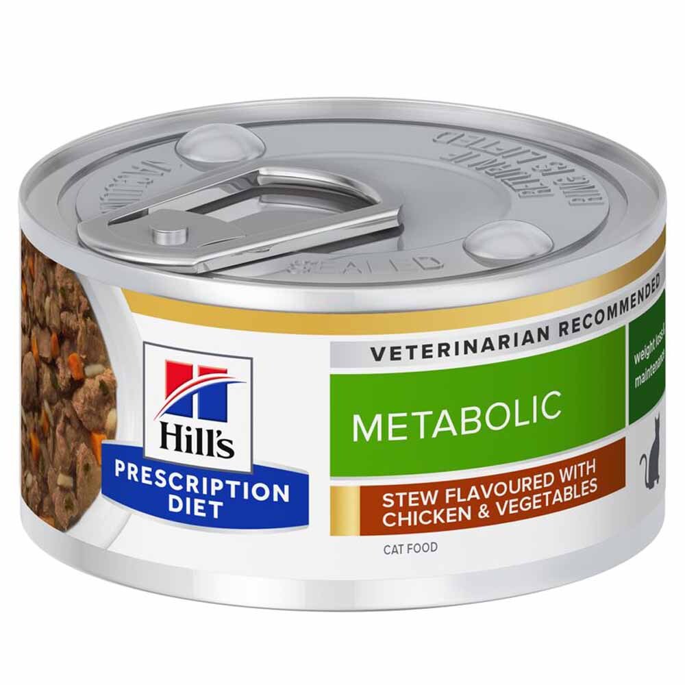 Hills Prescription Diet Metabolic Ragout mit Huhngeschmack & zugefügtem Gemüse Katze_0