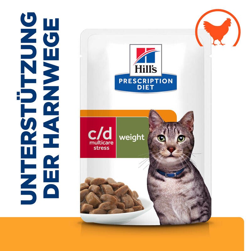 Hills Prescription Diet c/d Urinary Stress + Metabolic Nassfutter für Katzen_1
