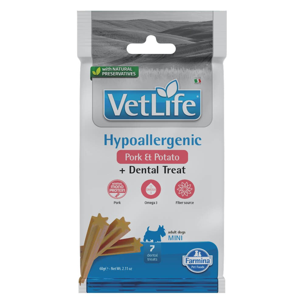 Farmina VetLife Hypoallergenic Dental Treat Schwein & Kartoffel_0
