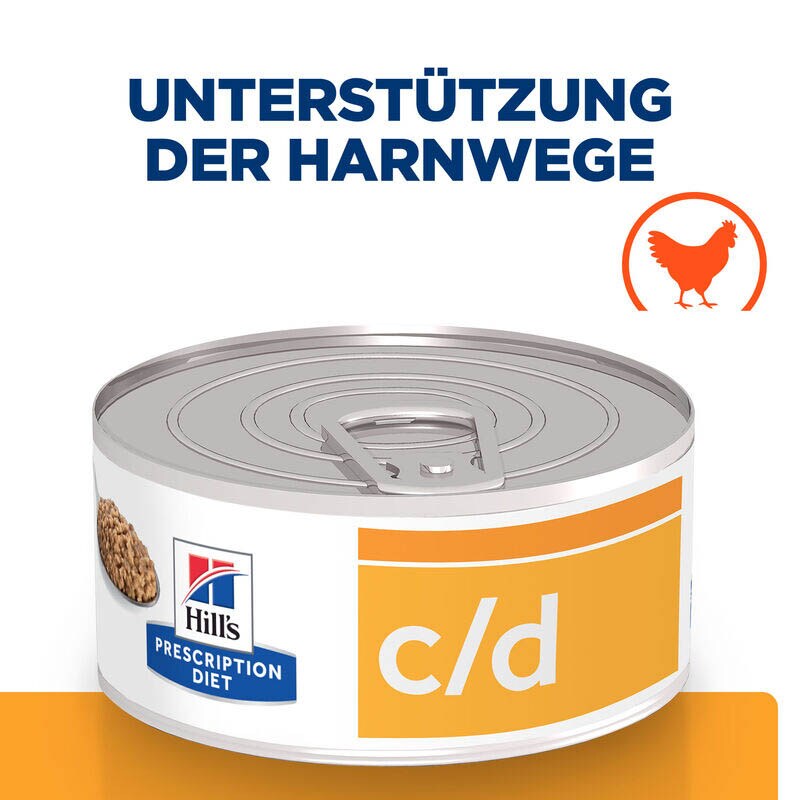 Hills Prescription Diet c/d Multicare mit Huhn Dose Katze_1