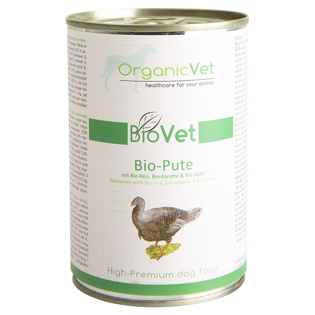 OrganicVet BioVet Pute Nassfutter für Hunde_0