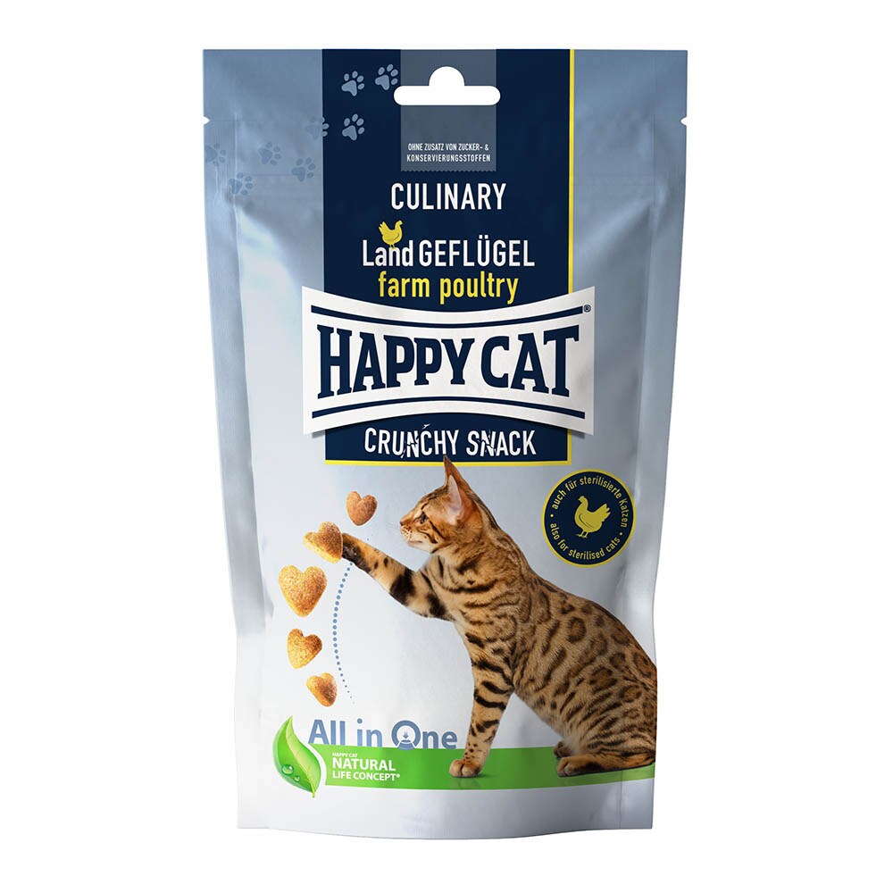 Happy Cat Culinary Crunchy Snack Land-Geflügel_0