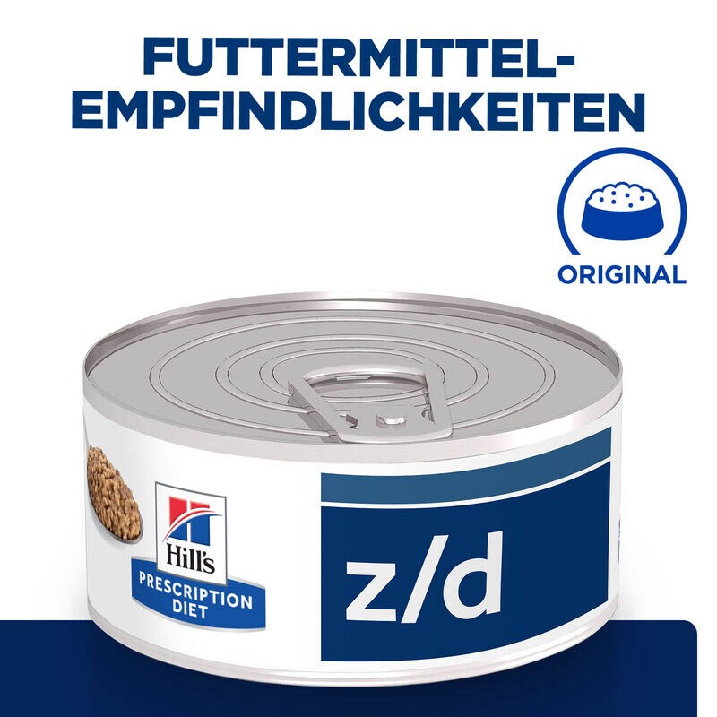 Hills Prescription Diet z/d Food Sensitivities Dose Katze_1