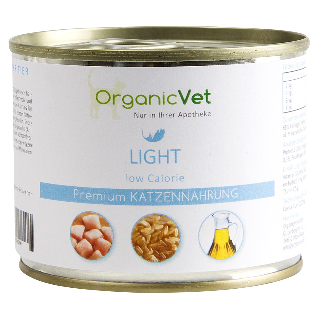 OrganicVet Light low Calorie Nassfutter für Katzen_0