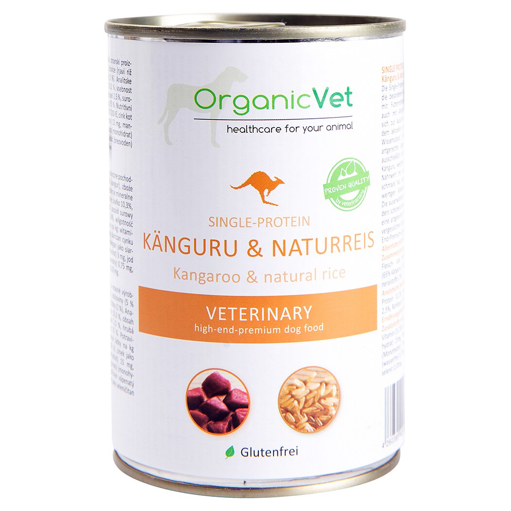 OrganicVet Single-Protein Känguru Nassfutter für Hunde_0