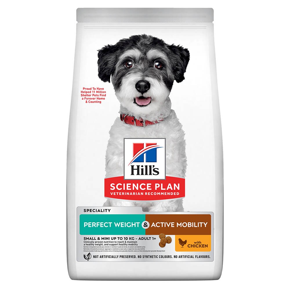 Hills Science Plan Perfect Weight + Active Mobility Hundefutter Small & Mini Adult_0