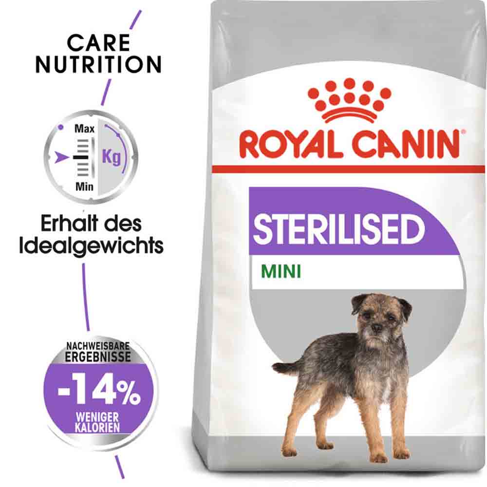 Royal Canin Sterilised Mini Trockenfutter für kastrierte kleine Hunde_0