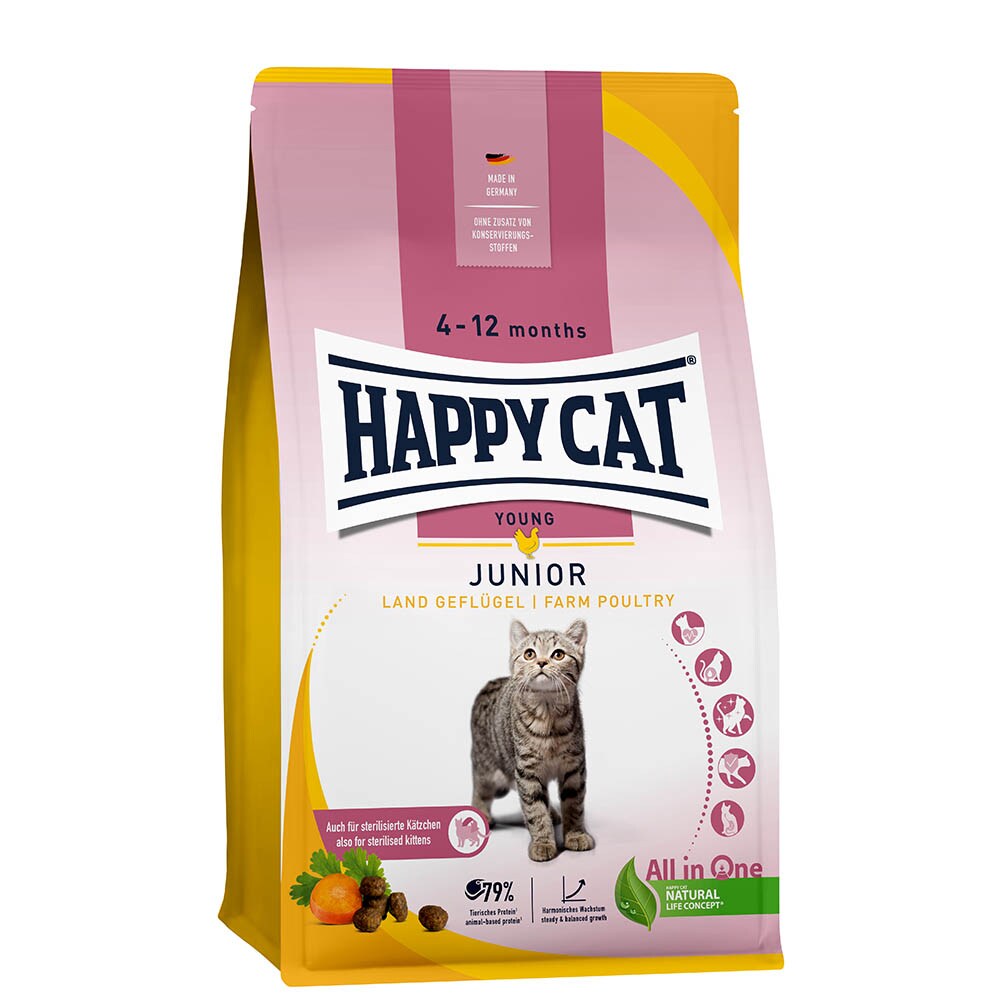 Happy Cat Young Junior Land Geflügel_0
