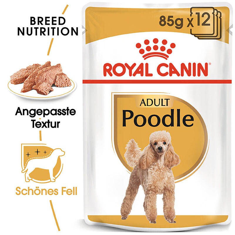 Royal Canin Poodle Adult in Soße Hundefutter nass für Pudel_0