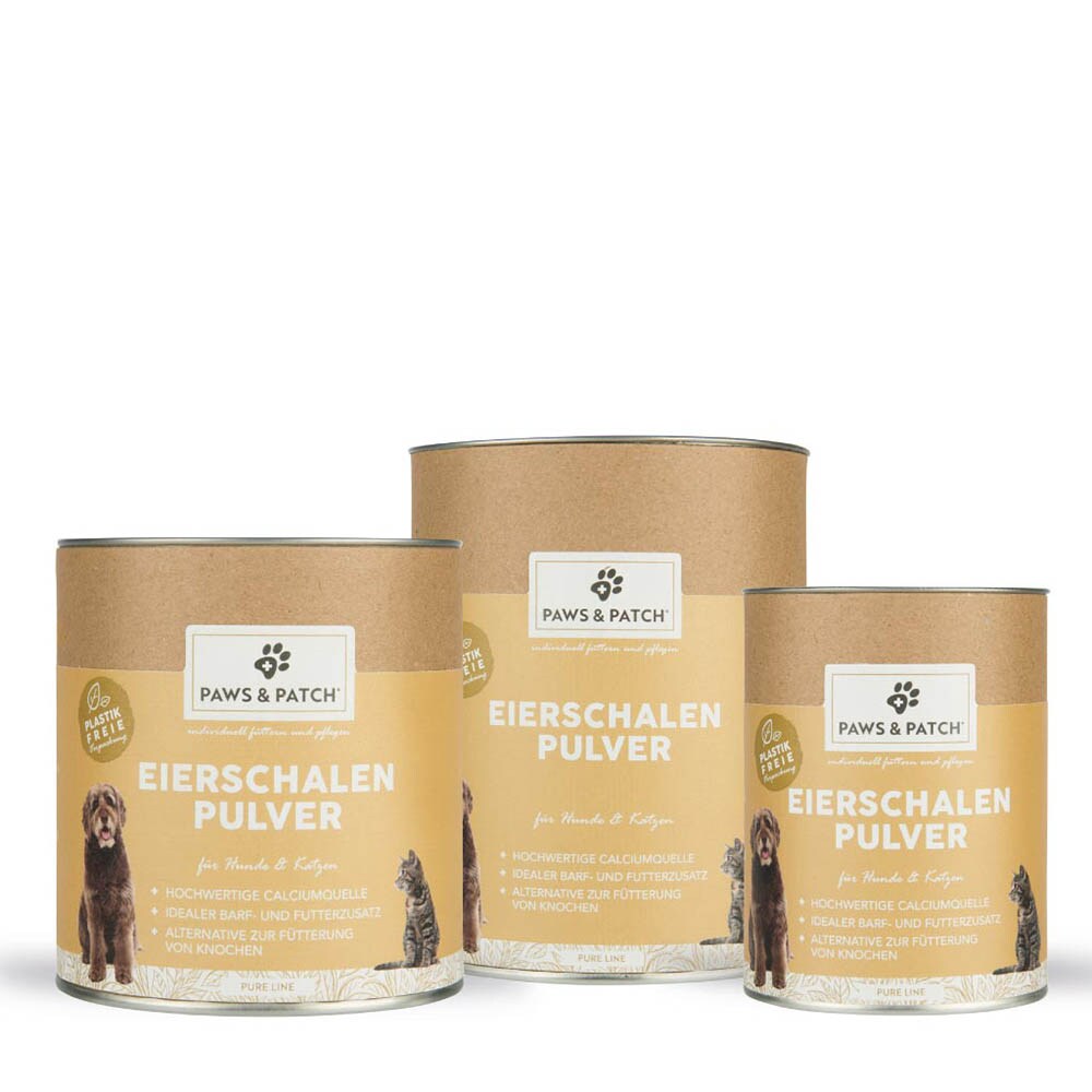 PAWS & PATCH Eierschalen Pulver für Hunde und Katzen _1