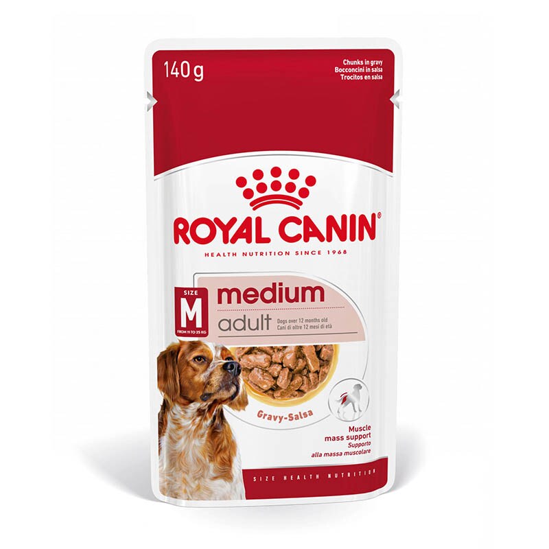 Royal Canin Medium Adult Feuchtnahrung als Stückchen in Soße (>12. Lebensmonat)_0