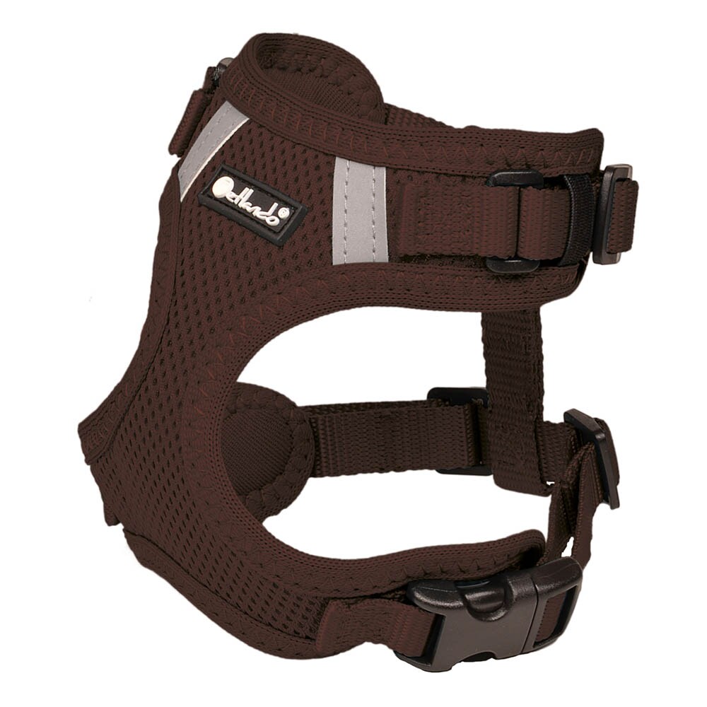 Petlando Mesh Vest Geschirr mokka_0