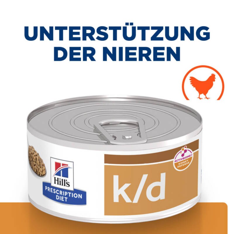 Hills PRESCRIPTION DIET Katze k/d Huhn feingehackt_1
