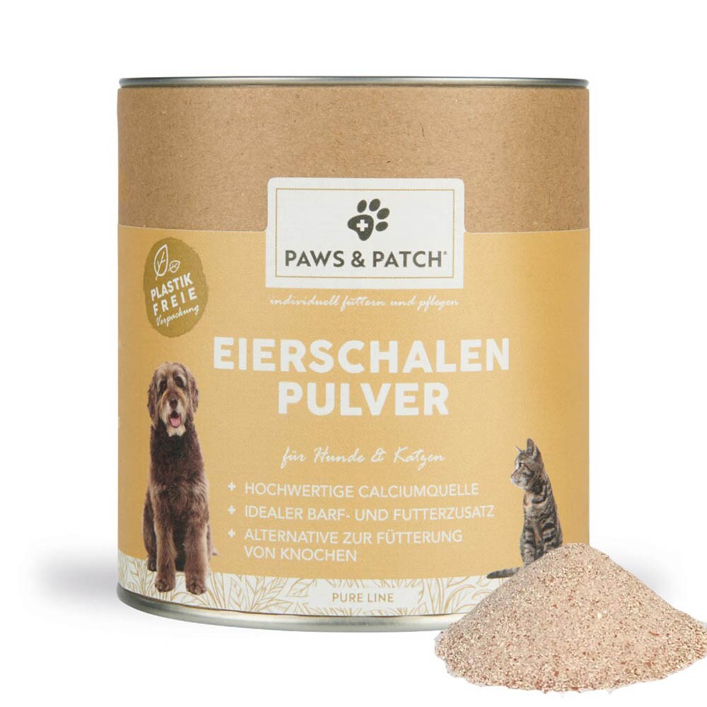 PAWS & PATCH Eierschalen Pulver für Hunde und Katzen _0