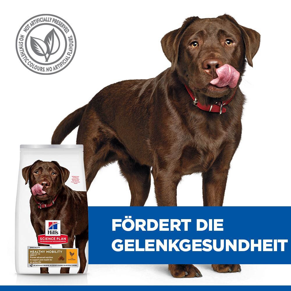 Hills Science Plan Adult Healthy Mobility Large Breed mit Huhn Hund_4